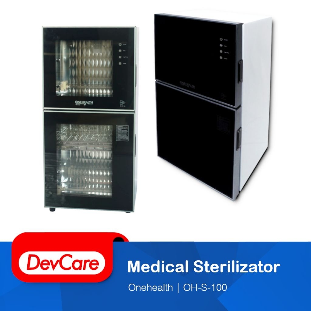 Sterilisator Kering ONEHEALTH 2 Pintu Alat Steril Instrument Medis Packing Kayu