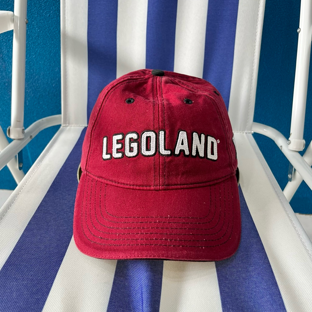Caps topi baseball legoland merah maroon second original