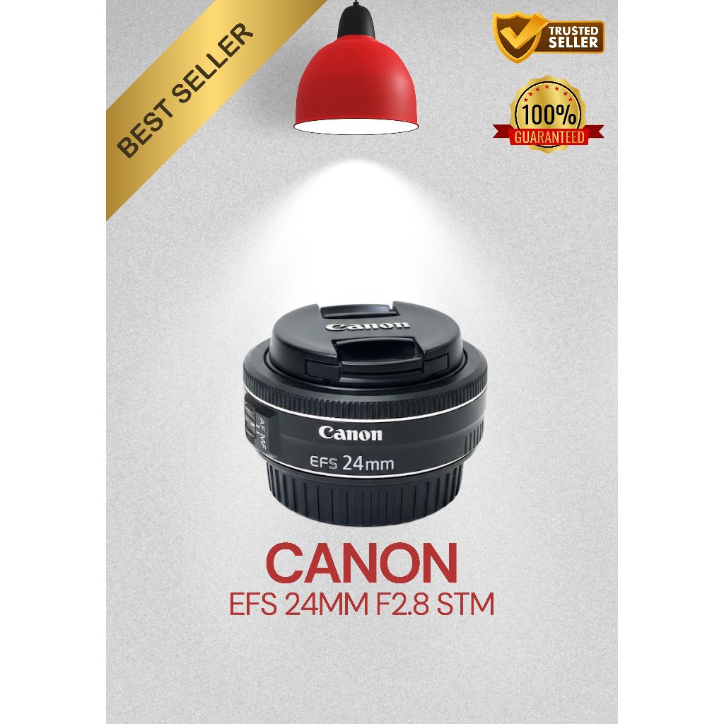 CANON EFS 24MM F2.8 STM / Lensa Fix Canon 24 mm
