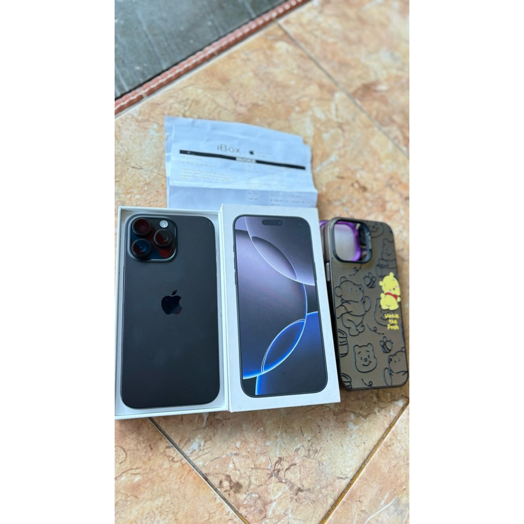 IPHONE 16 PRO MAX 256GB RESMI IBOX SECOND