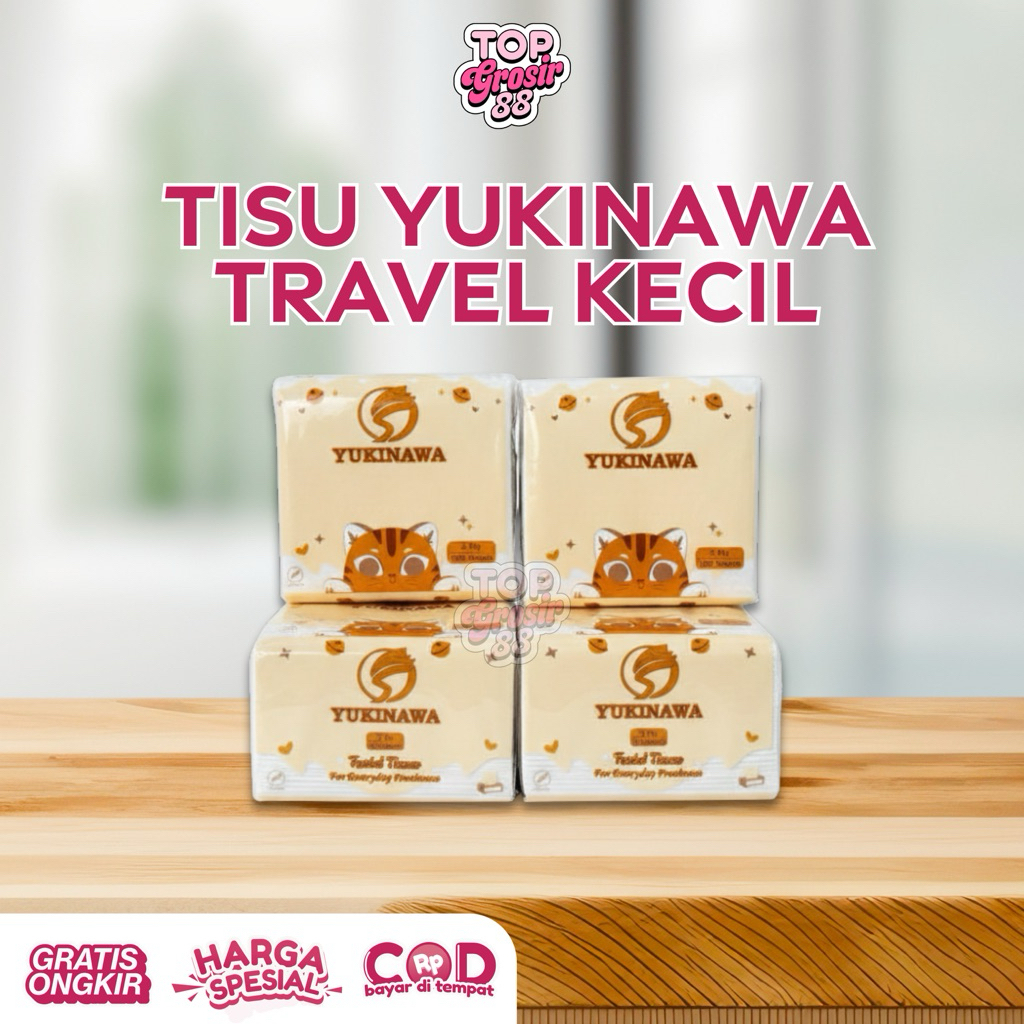 Tisu Yukinawa Tissue Kecil Tissue Traveling Facial Tissue