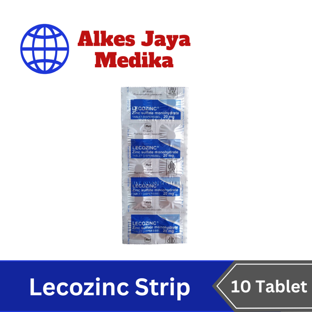 Lecozinc 20mg Isi 10 Tablet - Obat Diare Anak