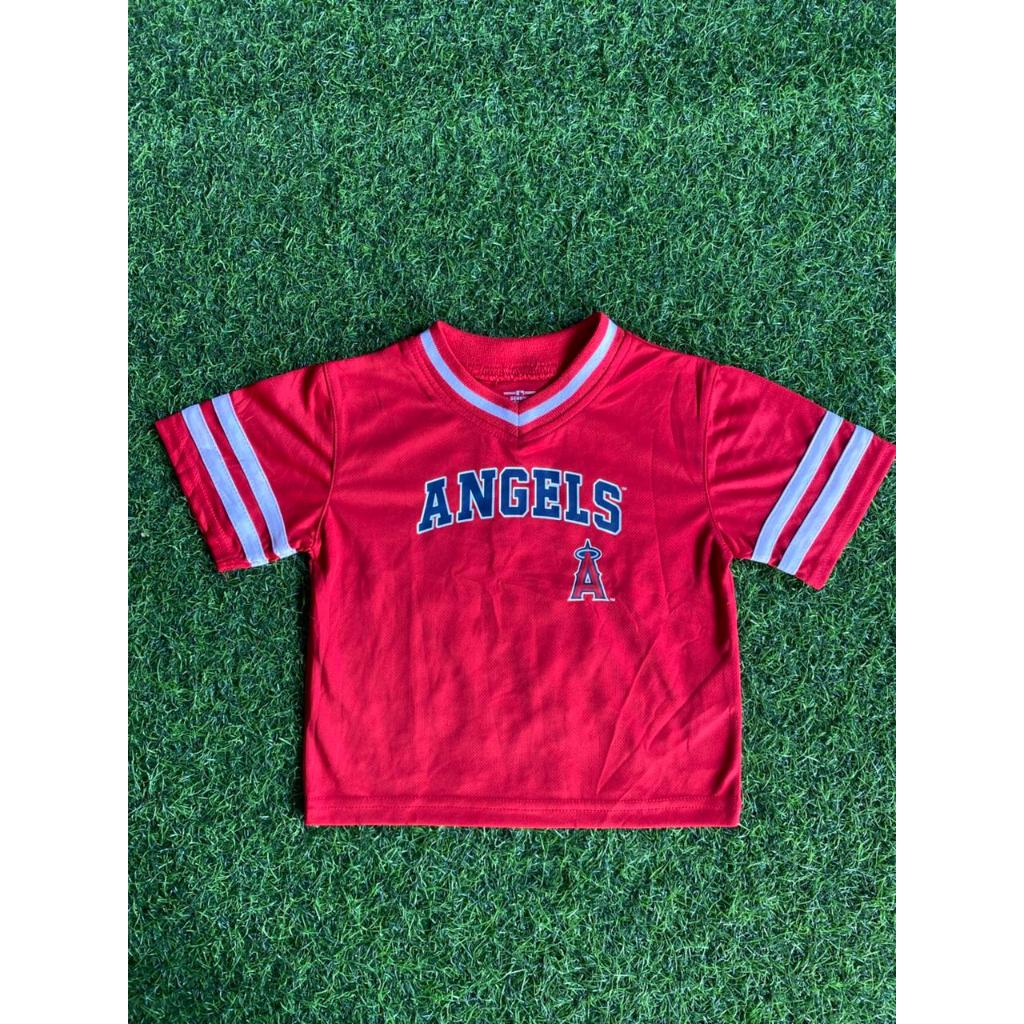 Edisi Awal Tahun Los Angeles Anaheim Angels MLB Youth Jersey 4T-3X