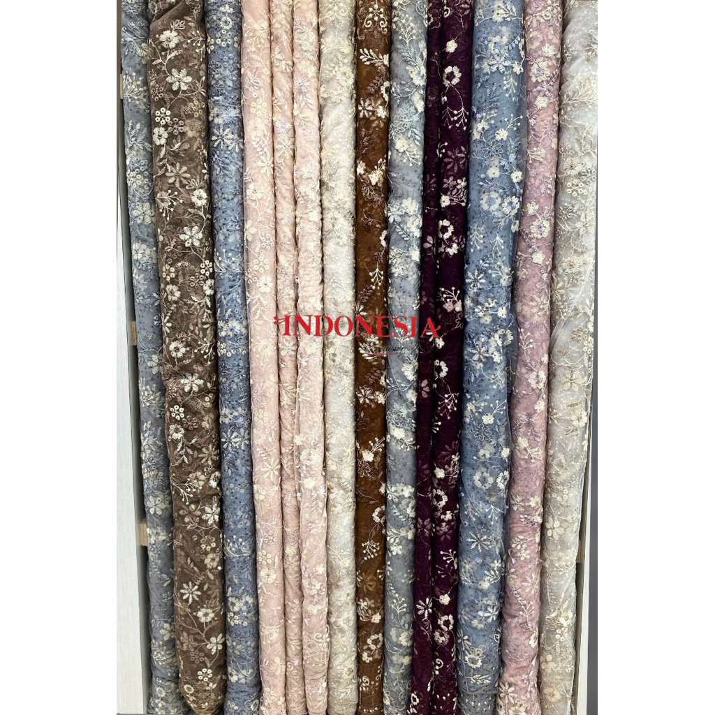 Tulle Allesya/tulle meteran/bahan tulle/tulle kebaya/tulle dress