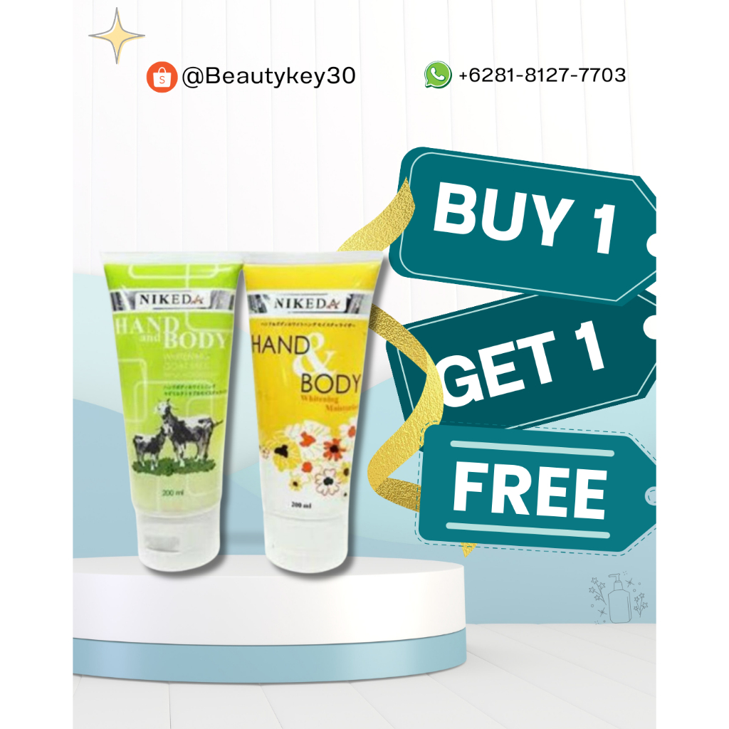 [ BUY ONE GET ONE ] Nikeda hand and body goat milk / Hand body / Body lotion