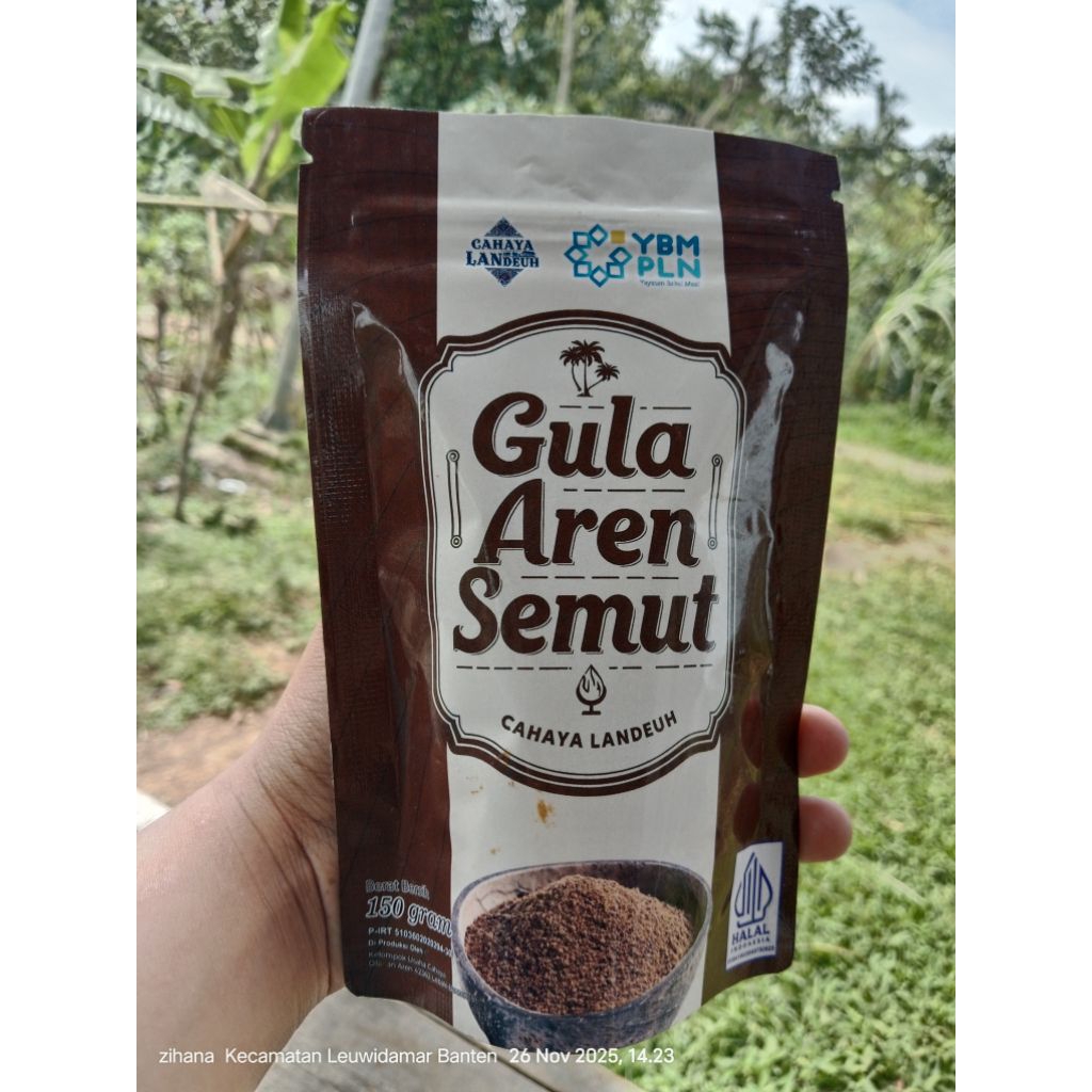 Gula Aren semutt, jahe merah gula aren