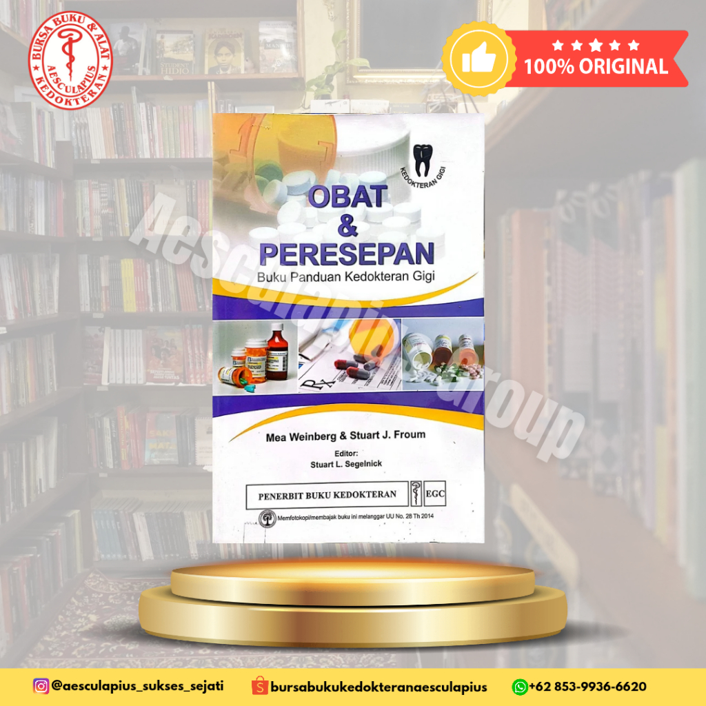 Obat & Peresepan Buku Panduan Kedokteran Gigi, EGC