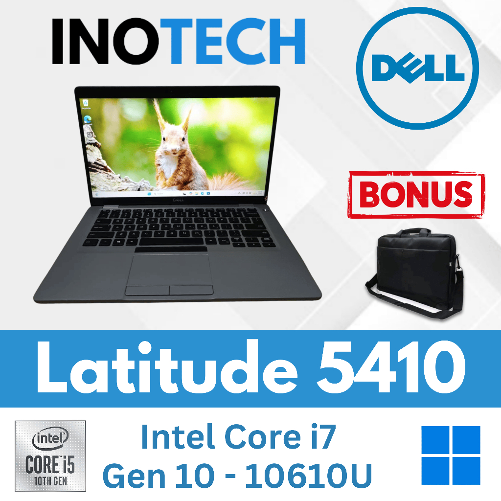 Laptop Dell Latitude 5410 Core i5/i7 Gen 10 RAM 8GB SSD 256GB - Bergaransi
