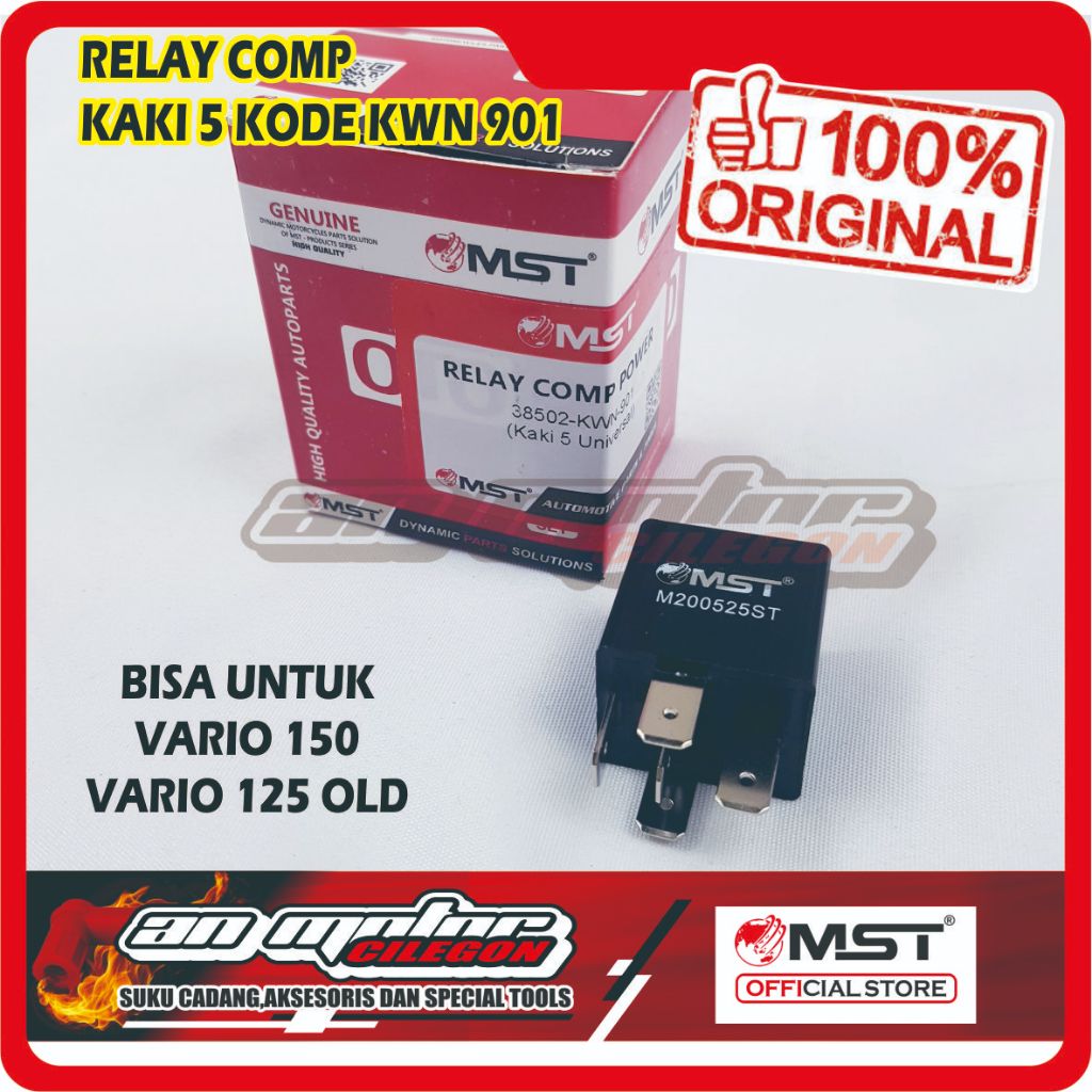 Relay kaki 5 vario 125 vario 150 MST OTOPART relay stater kaki 5 vario 125 vario 150
