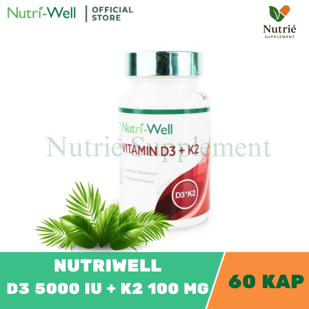 NUTRIWELL  VITAMIN D3+K2 (60 KAPSUL)
