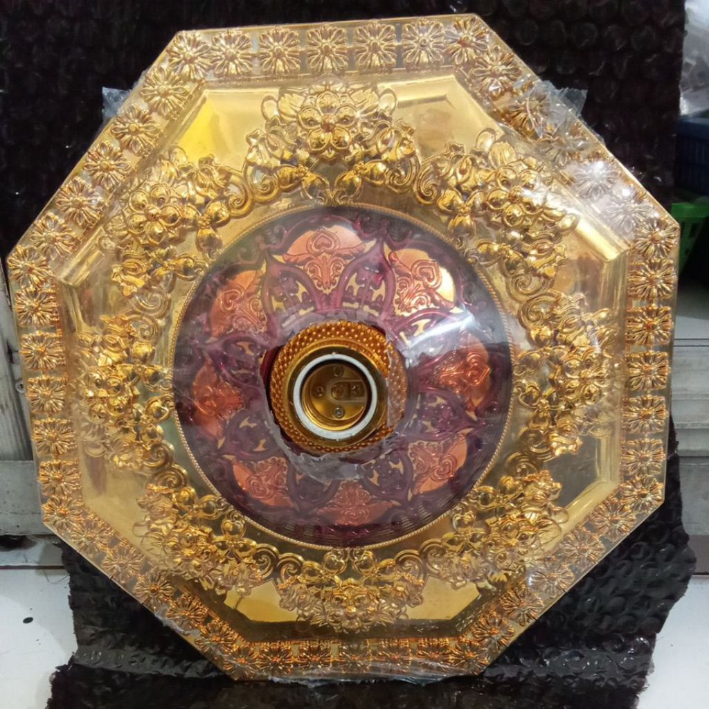 Fiting Hias Besar Bintang Ornamen Plafon PVC 30CM