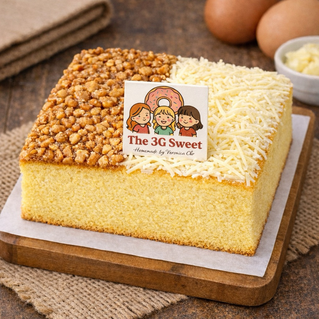 Castella Cake Keju/Nougat