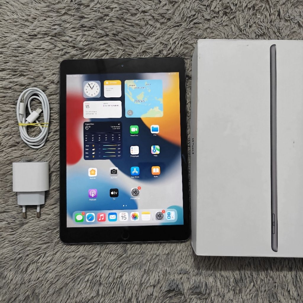 Ipad 7 32gb Wifi Inter Second Lengkap Normal Siap Pakai