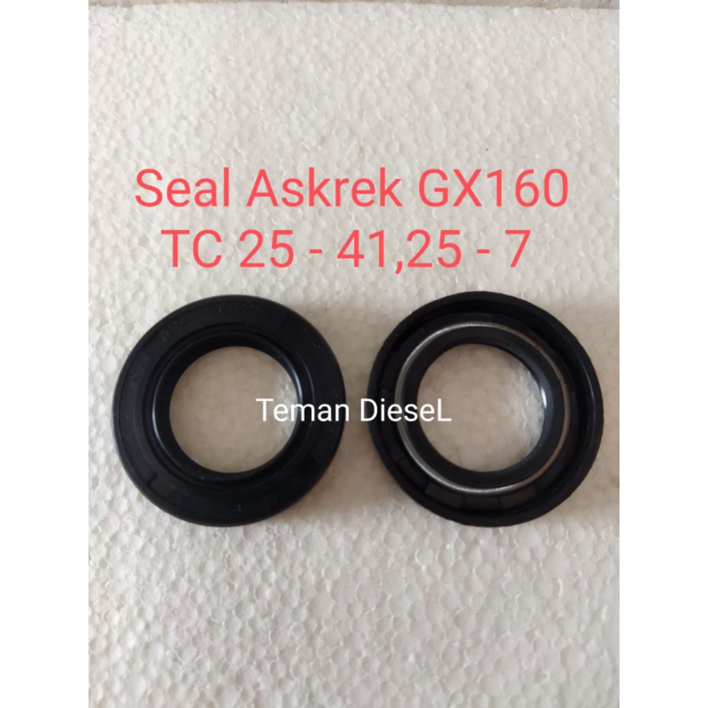Seal As Kruk Mesin GX160 GX200 Sil Kruk As GX160 GX200