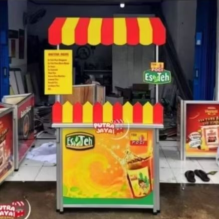 Booth Portable Teh Poci