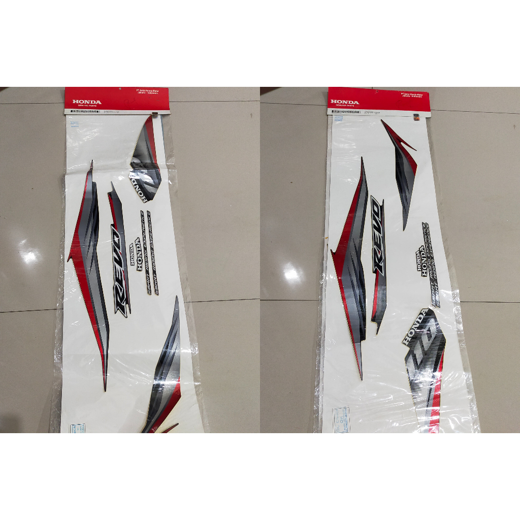 1 SET KIRI DAN KANAN STRIPING HONDA REVO 871X0KWWA10ZAR / 871X0KWWA10ZAL 100% ORIGINAL