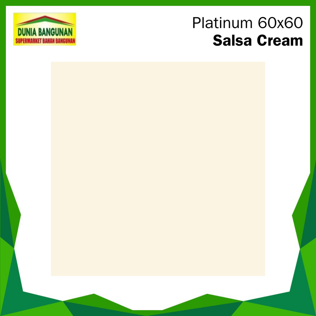 Keramik 60x60 Cream Polos Platinum Salsa Cream Keramik Glossy Cream Polos