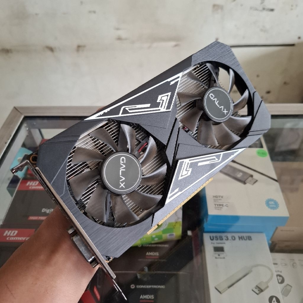 VGA GALAX NVIDIA GEFORCE GTX 1650 4GB GDDR6 128 BITS LIKE NEW