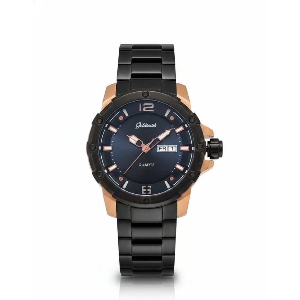 goldsmith time jam tangan pria hari dan tanggal
