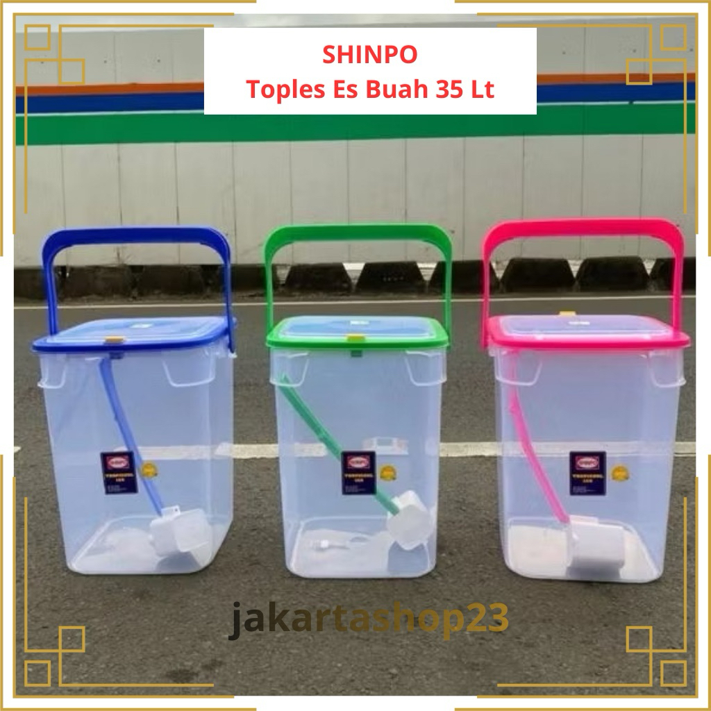 Toples Es Buah 35 Liter SHINPO Tropicool Jar 36lt / Tempat Es Wadah Minuman