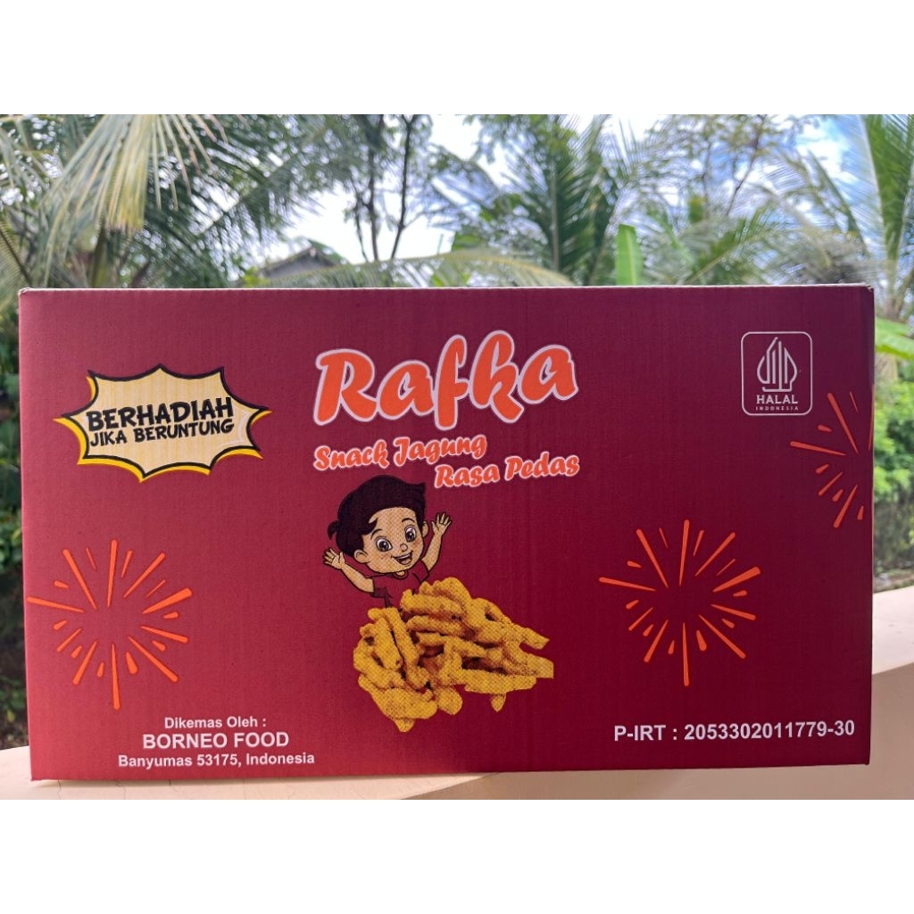 Rafka snack berhadiah uang 1 dus isi 40 pcs