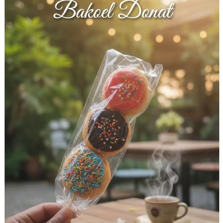 Donat sate/ Donat tusuk / Donat mini/ Bingkisan Ultah / Snack Ultah/ Hampers