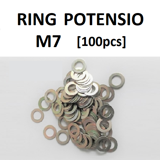 (100pcs) Ring Potensio , Kecil Washer Potensiometer