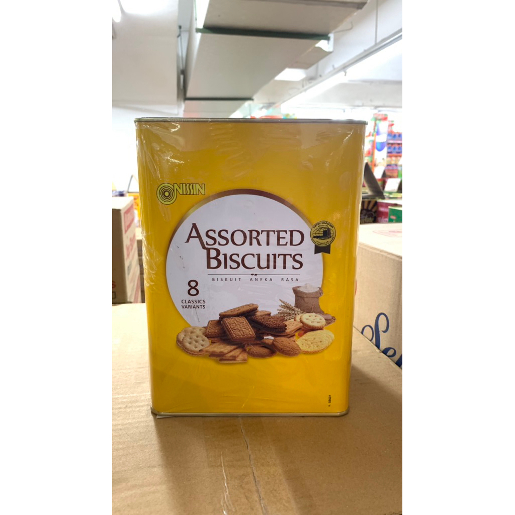 Nissin Assorted Biskuit Kaleng 1100gr ECER