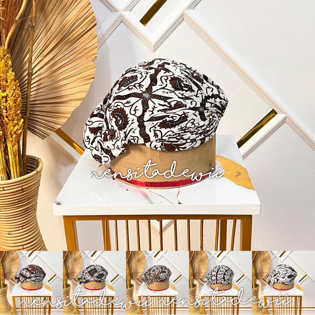 Blangkon Jogja Motif Jarik / Blangkon Pager Bagus