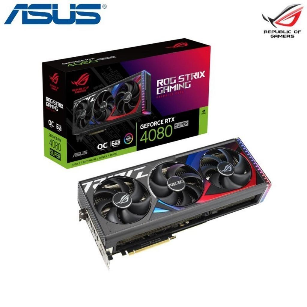 VGA ASUS ROG STRIX GeForce RTX 4080 SUPER OC 16GB GDDR6X - ASUS RTX 4080 Super Strix