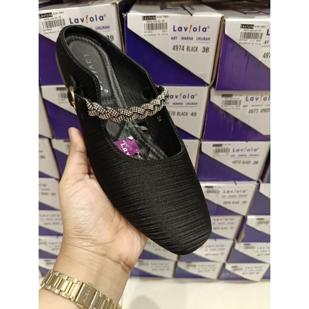 sepatu selop wanita laviola ori