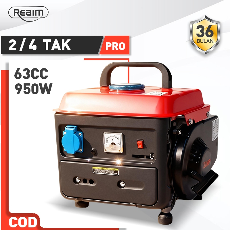 REAIM Mesin Genset 2000 Watt Mesin Power Generator Genset Bensin