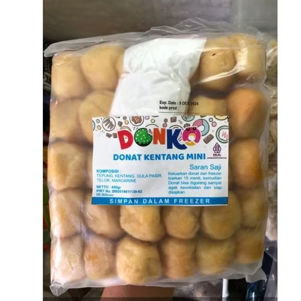 donat kentang mini isi 30 donko