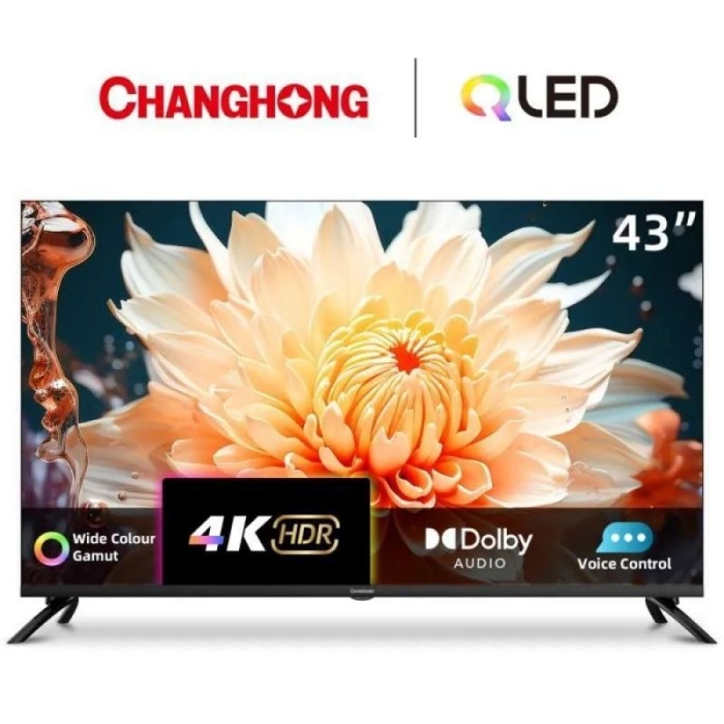 Changhong Google TV U43QCN1 QLED Google TV 4K UHD