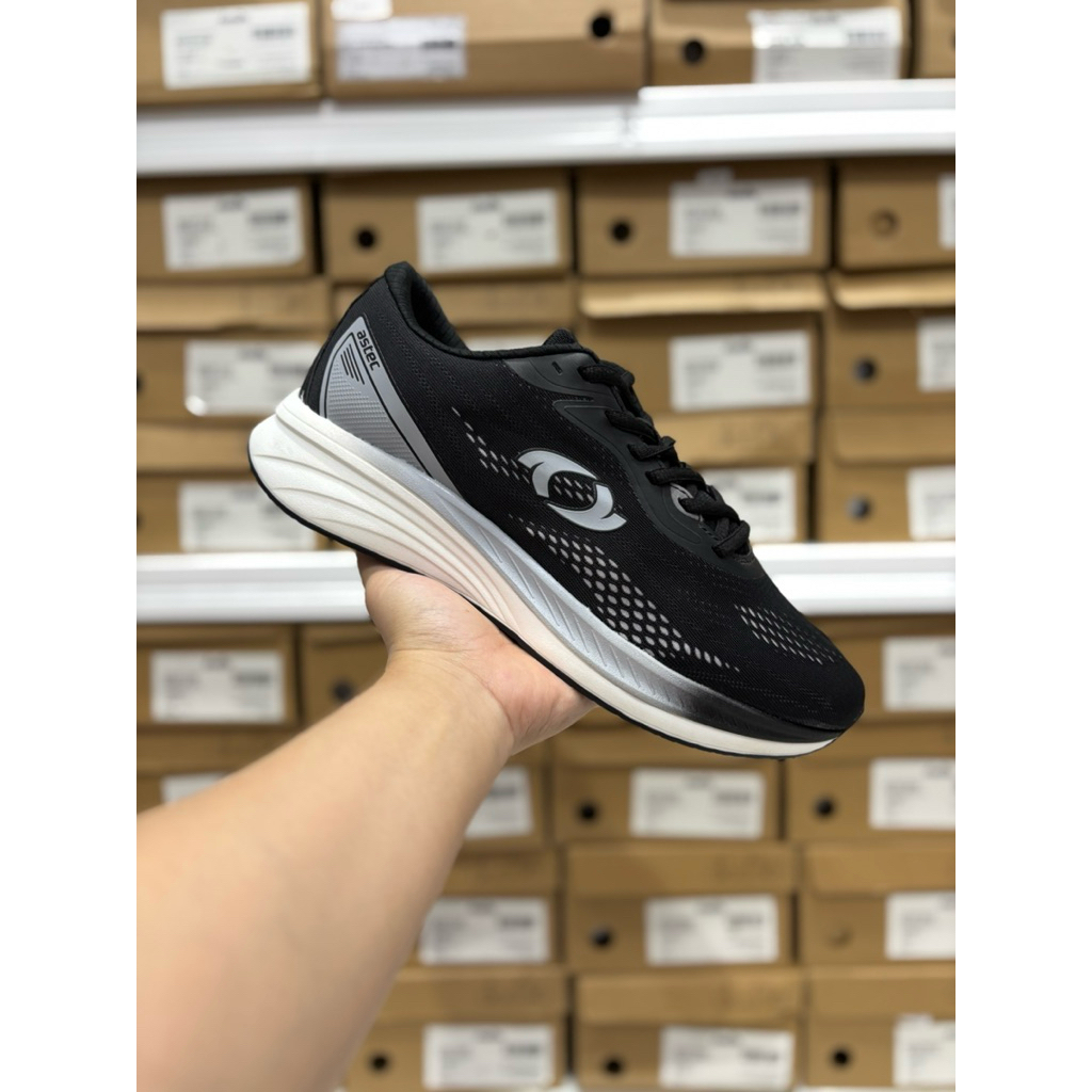 SEPATU RUNNING PRIA ASTEC LAVA RUNNING BLACK ASCFWM5SR3BL ORIGINAL BNIB SHOES