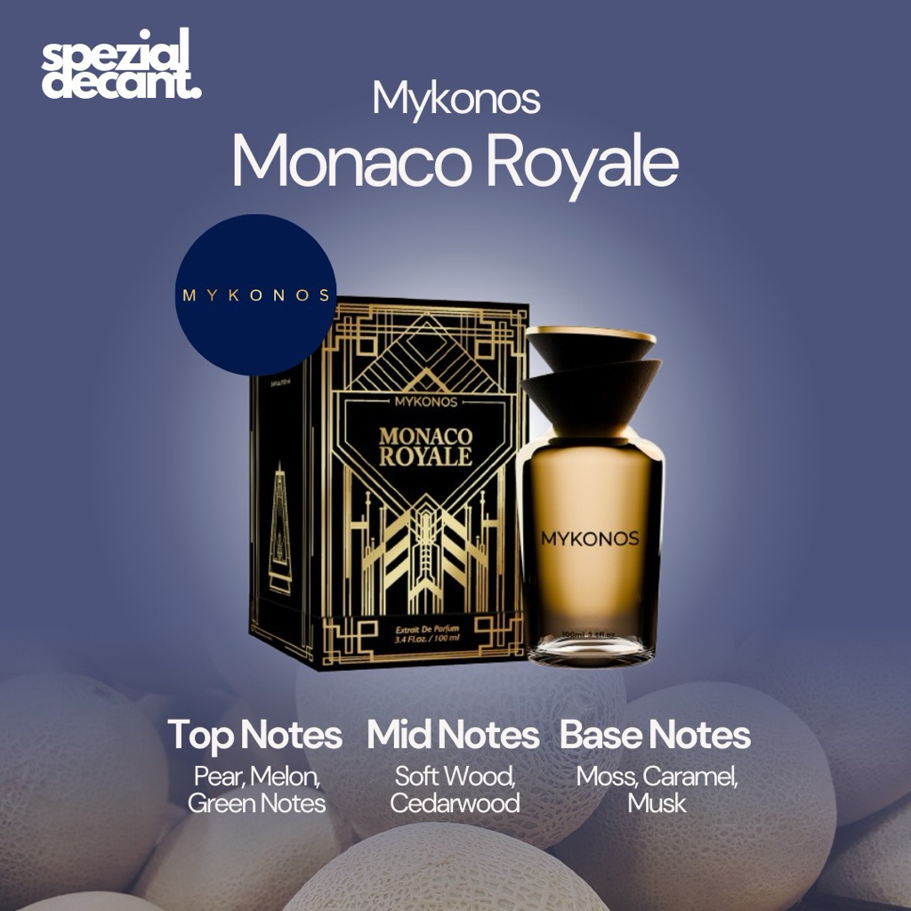 (DECANT) Parfum Mykonos Monaco Royal 100% Original 1ml 2ml 5ml 10ml