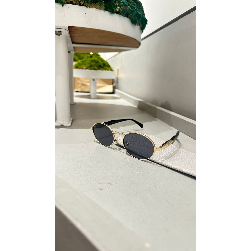 kacamata premium gagang gold