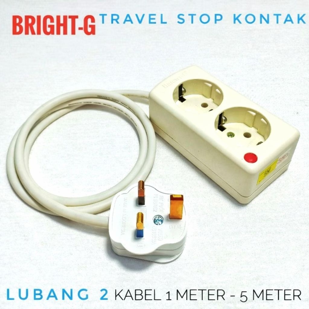 Stop kontak Trevel Arab saudi / Singapor / Malaysia / hongkong steker kaki 3