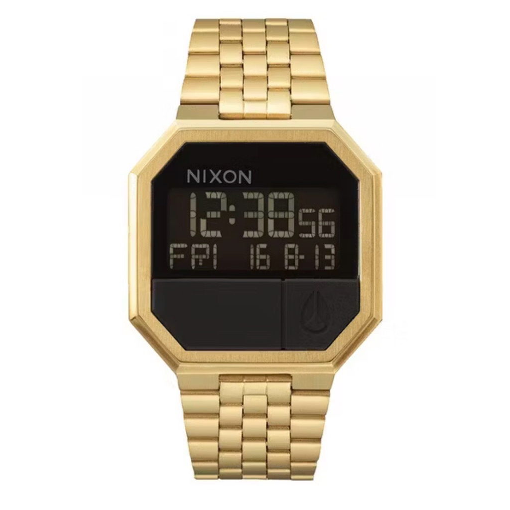 Jam tangan Nixon Rerun all gold original