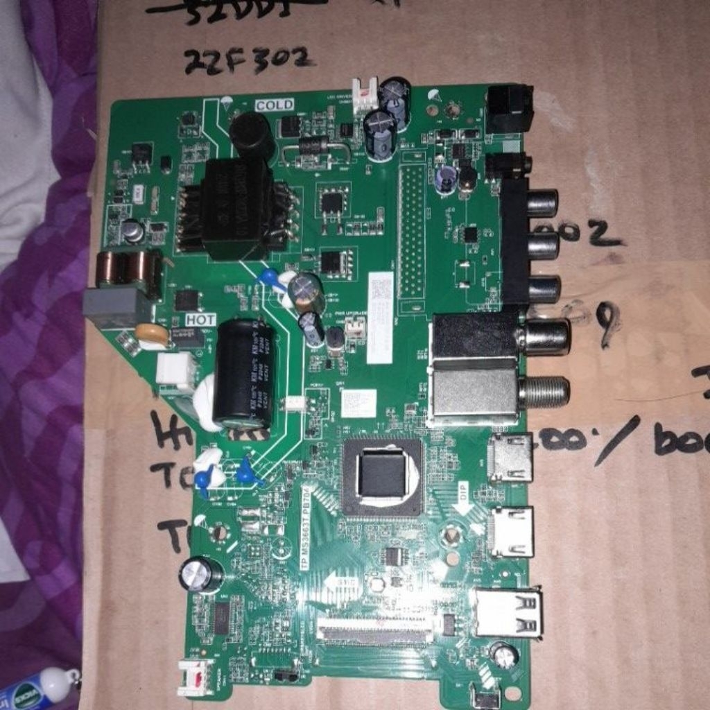 mb mainboard tv digital hisense 32A3100