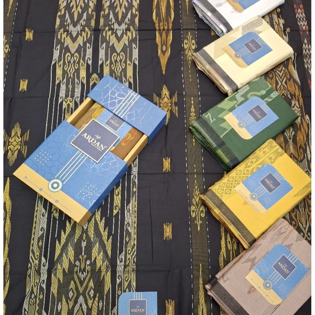 SARUNG ARDAN GOLD SJL (SONGKET JACQUARD LUXURY) || SARUNG ARDAN SGG TERBARU