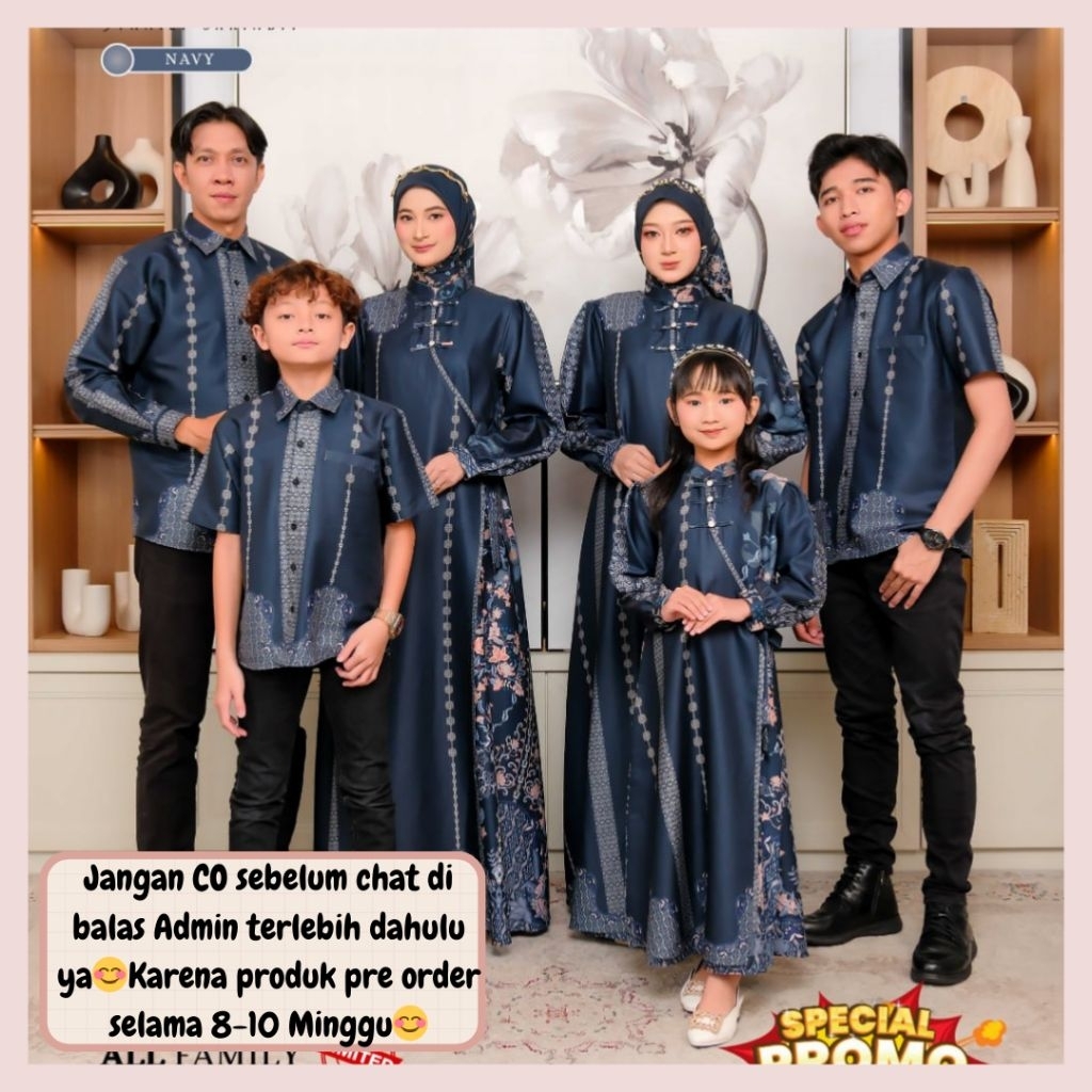 Arunika sarimbit lebaran 2026 by Myzta OPEN PRE ORDER  (READY MARET 2026) family set couple keluarga