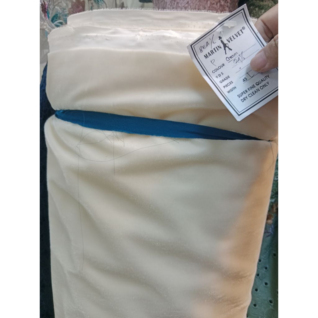 bahan kain beludru Martin velvet beludru Martin