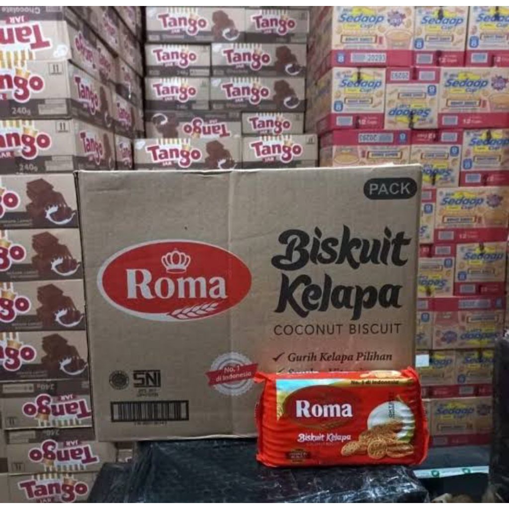 Biskuit Roti Roma Kelapa ( 1 Dus isi 28 Pcs )