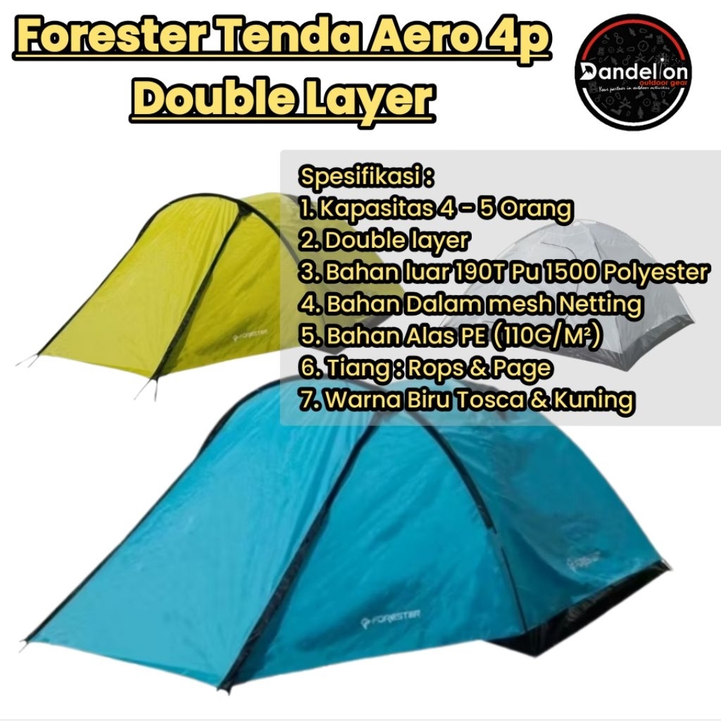 Forester Tenda Aero 4p Double Layer