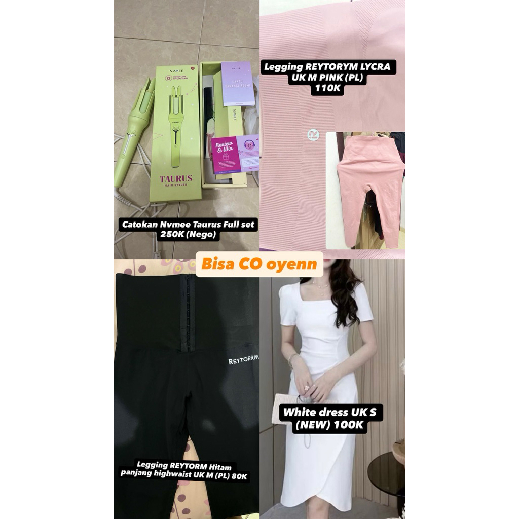 White Dress Reytorm Legging Olahraga