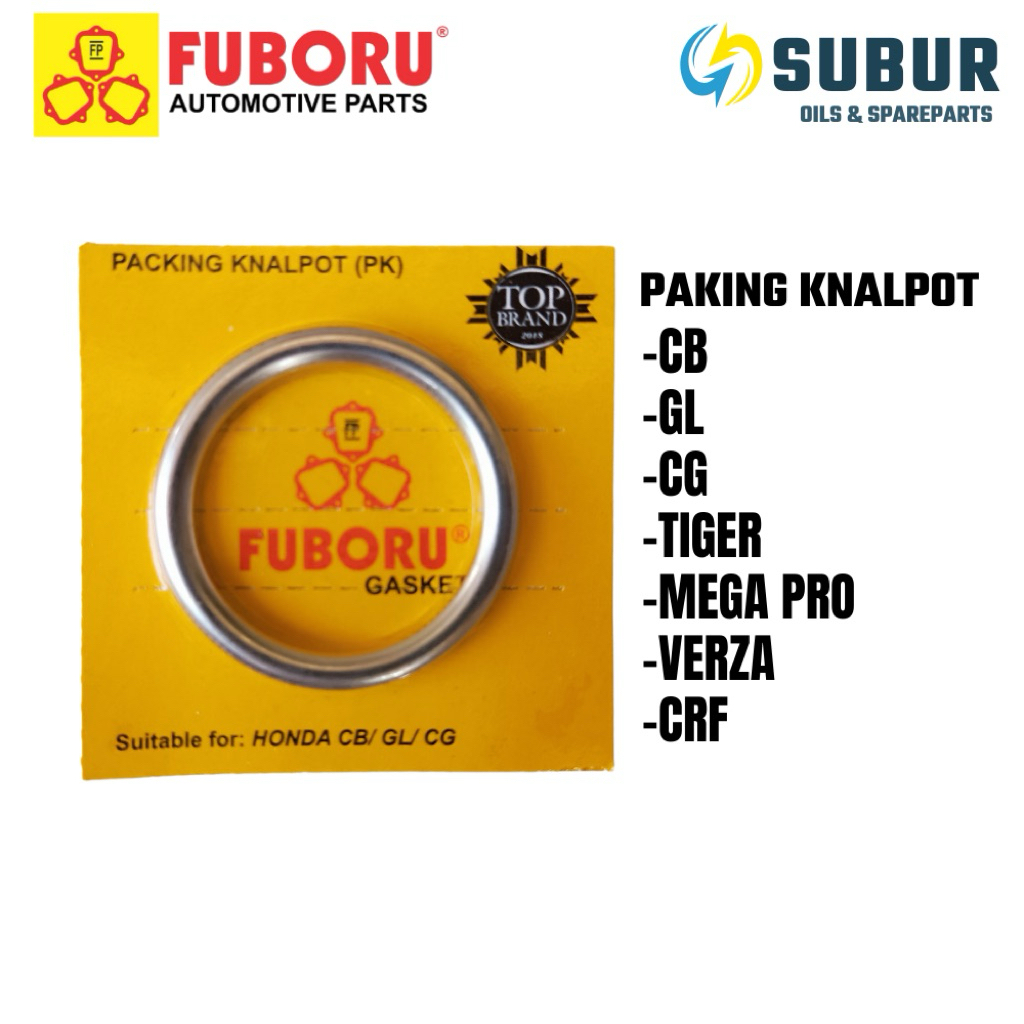 PAKING KNALPOT CB / GL / CG / TIGER / MEGA PRO / VERZA / CRF PERPAK GASKET FUBORU