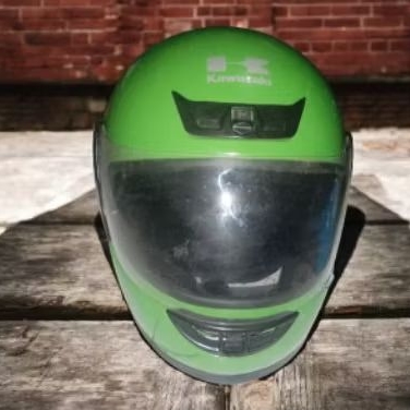 jual helm kawasaki ninja hijau