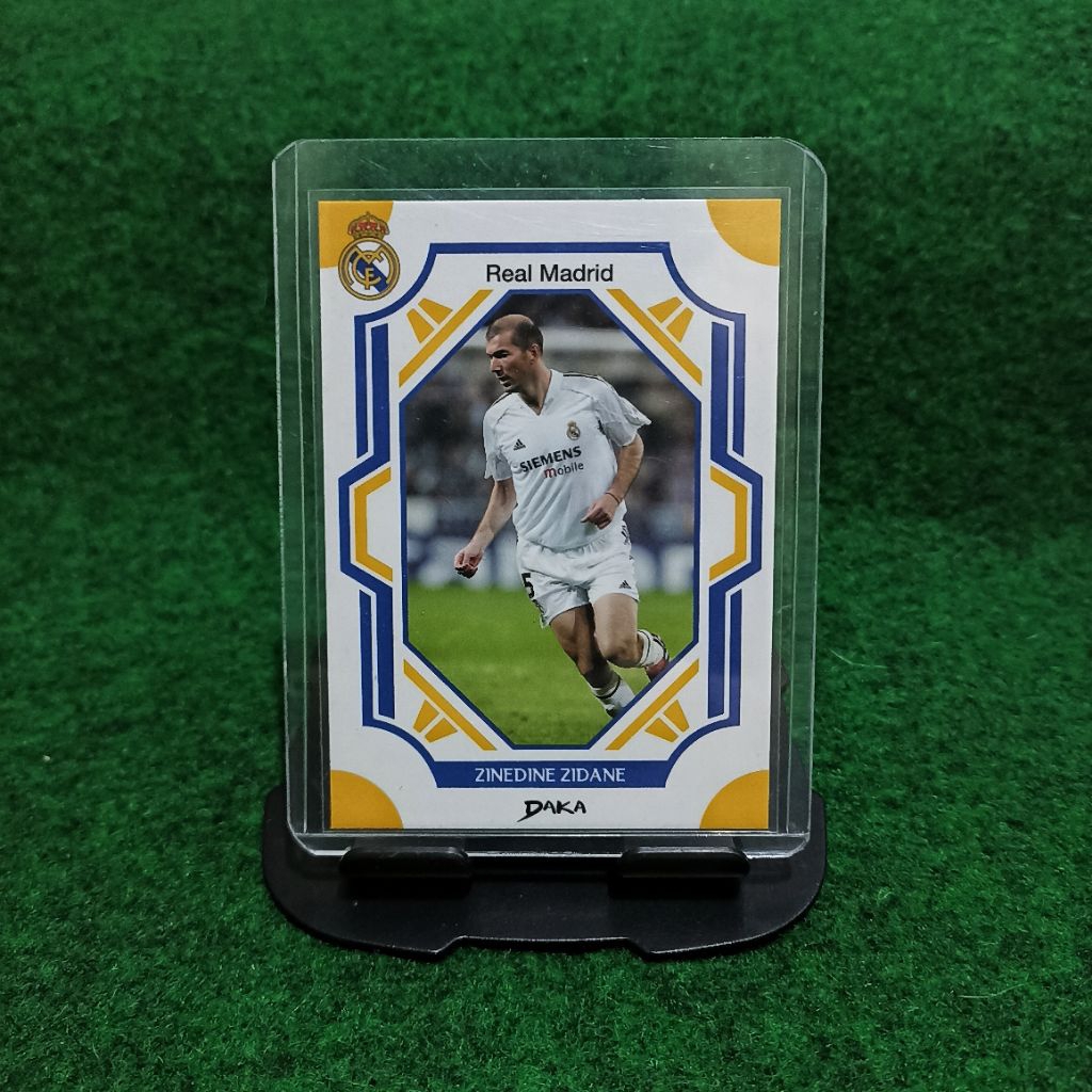 KARTU BOLA ZIDANE REAL MADRID DAKA TOP AUDIENCE REAL MADRID 25/26