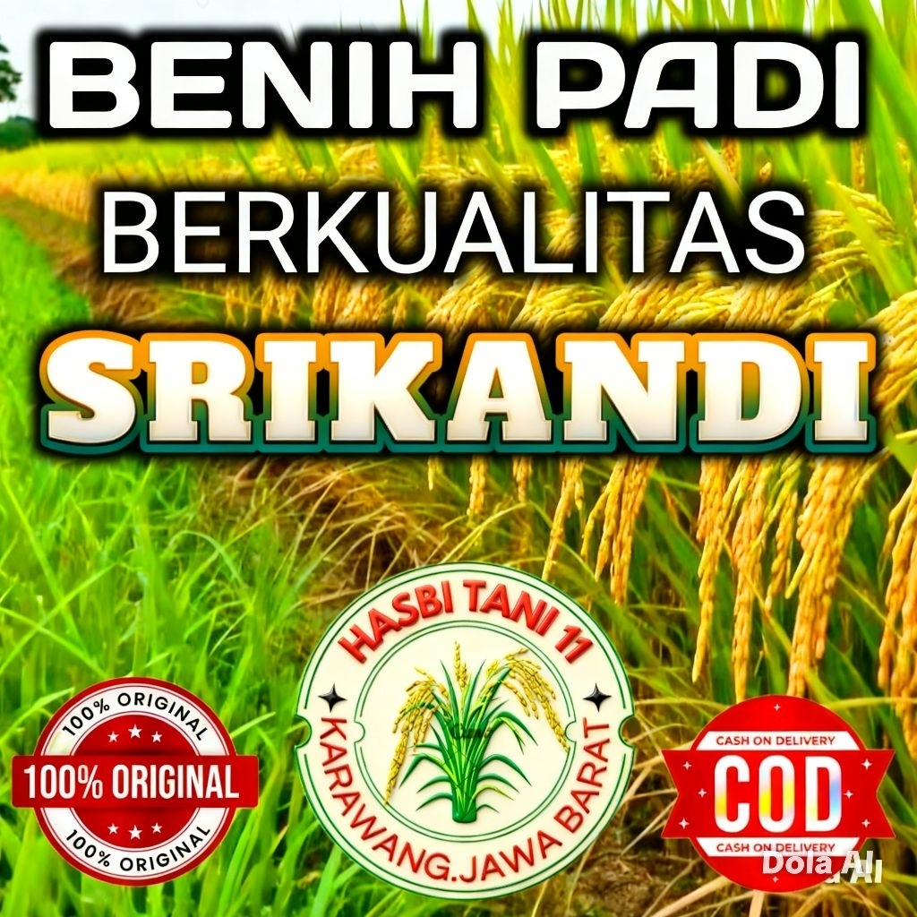 BENIH PADI SRIKANDI BERKUALITAS ORIGINAL KEMASAN 5KG
